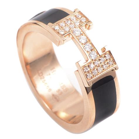 bague hermes h|authentic Hermes rings.